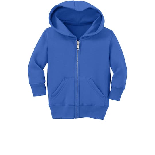 Port &#x26; Company&#xAE; Core Fleece Full-Zip Hooded Infant Sweatshirt